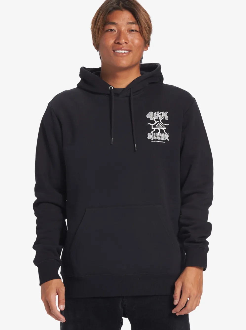 Quiksilver Shirts & Polos|Global Force Fleece Crew Neck Sweatshirt Black