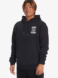 Quiksilver Shirts & Polos|Global Force Fleece Crew Neck Sweatshirt Black
