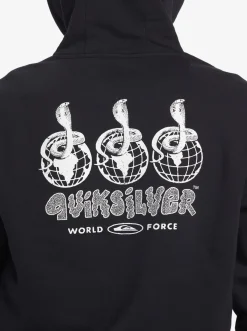 Quiksilver Shirts & Polos|Global Force Fleece Crew Neck Sweatshirt Black