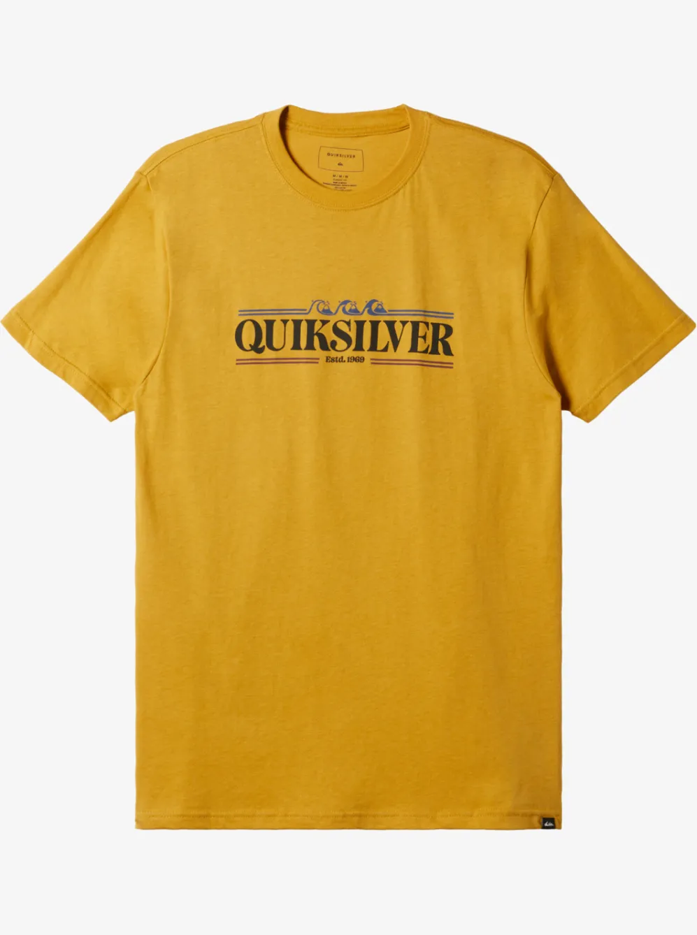 Quiksilver Tees|Gradient Lines T-Shirt Mustard