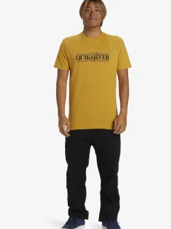 Quiksilver Tees|Gradient Lines T-Shirt Mustard