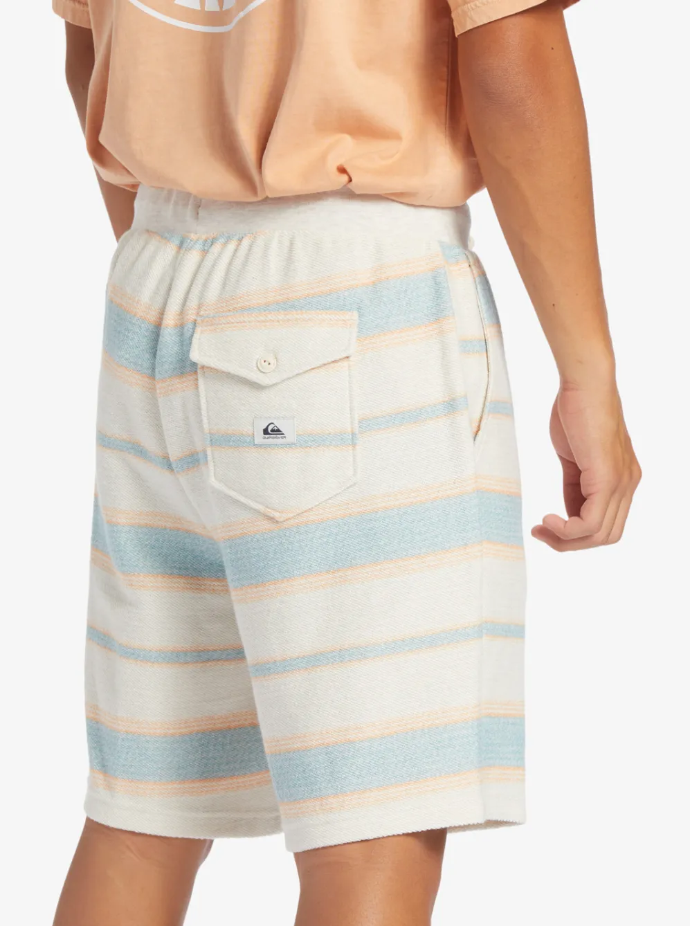 Quiksilver Shorts & Amphibians|Great Otway Sweat Shorts Cameo Blue Great Otway
