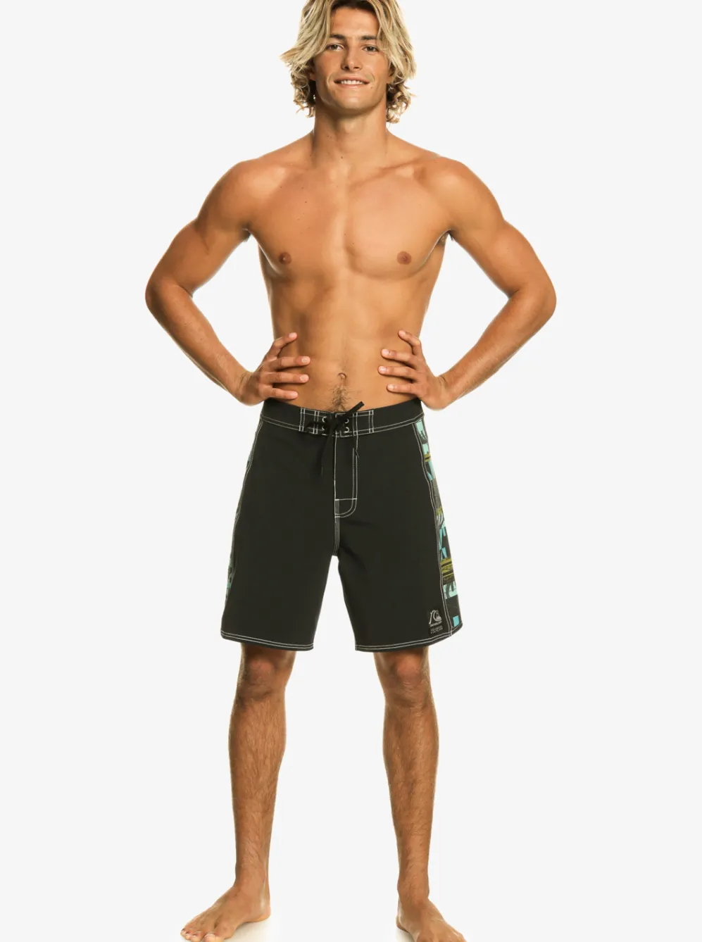 Quiksilver Boardshorts|Gregg Kaplan Blank Canvas Arch 18" Boardshorts Black