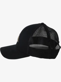 Quiksilver Hats|Grounder Trucker Hat Black