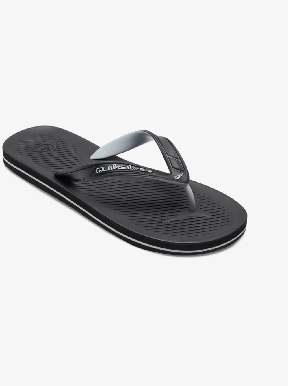 Quiksilver Sandals|Haleiwa Core Flip-Flops Black 1