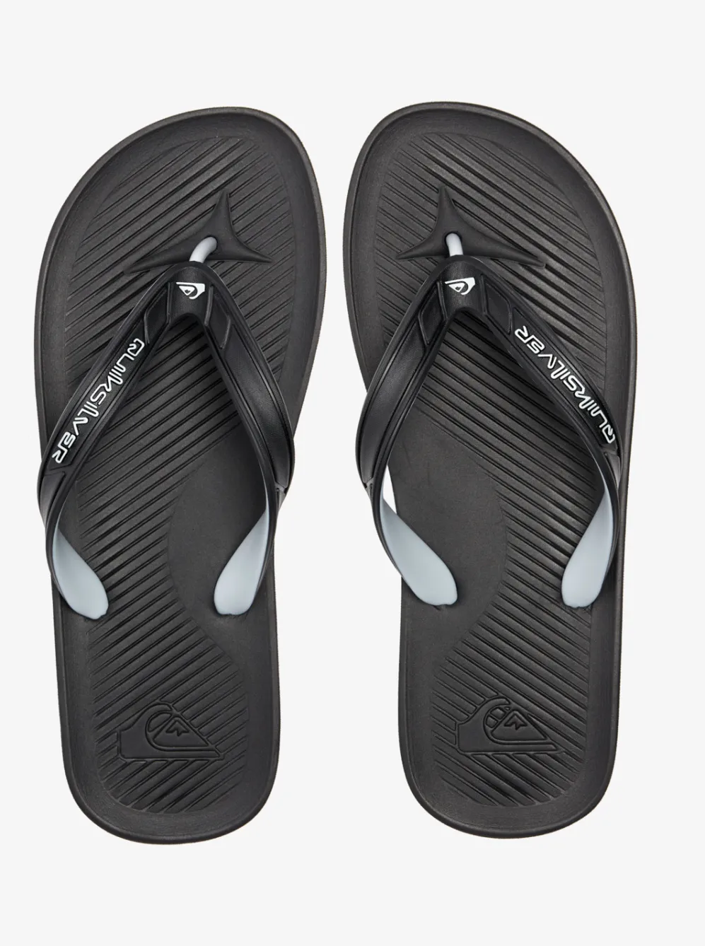 Quiksilver Sandals|Haleiwa Core Flip-Flops Black 1