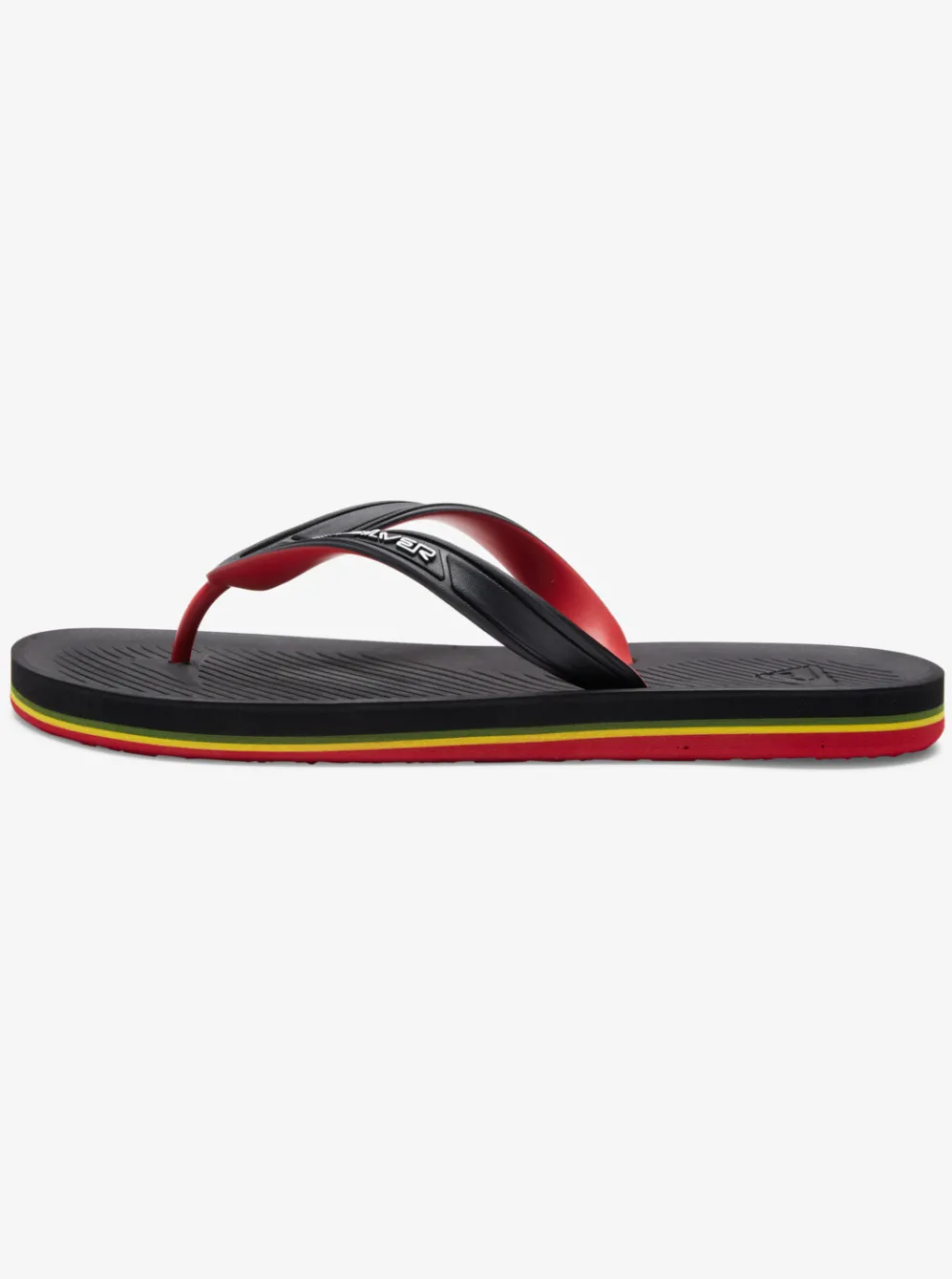 Quiksilver Sandals|Haleiwa Core Flip-Flops Black 3