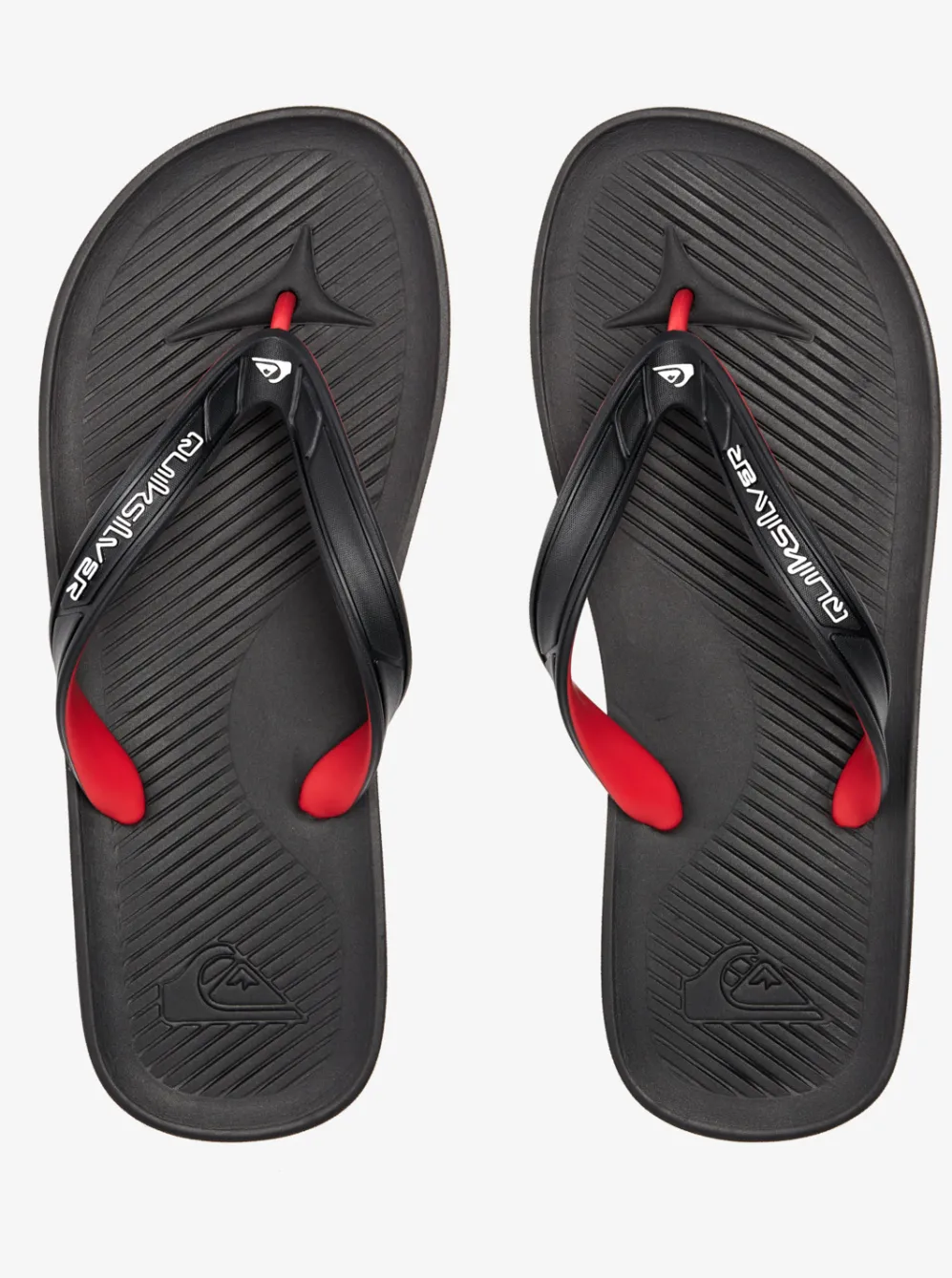 Quiksilver Sandals|Haleiwa Core Flip-Flops Black 3