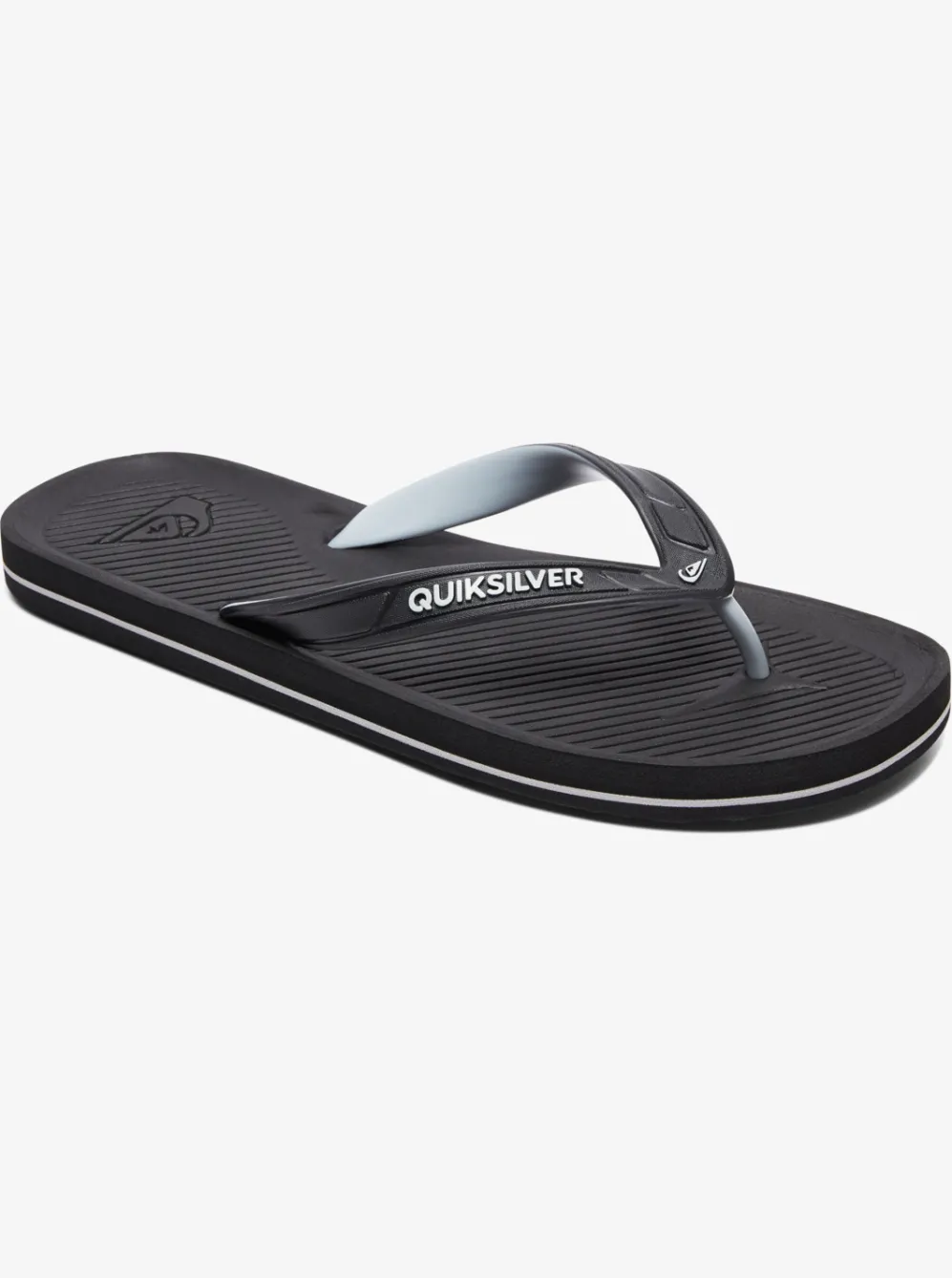 Quiksilver Sandals|Haleiwa Flip-Flops Black/Grey/Black