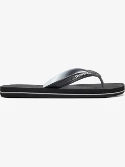 Quiksilver Sandals|Haleiwa Flip-Flops Black/Grey/Black