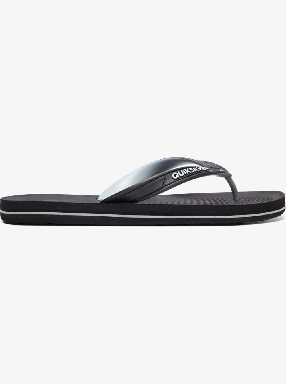 Quiksilver Sandals|Haleiwa Flip-Flops Black/Grey/Black