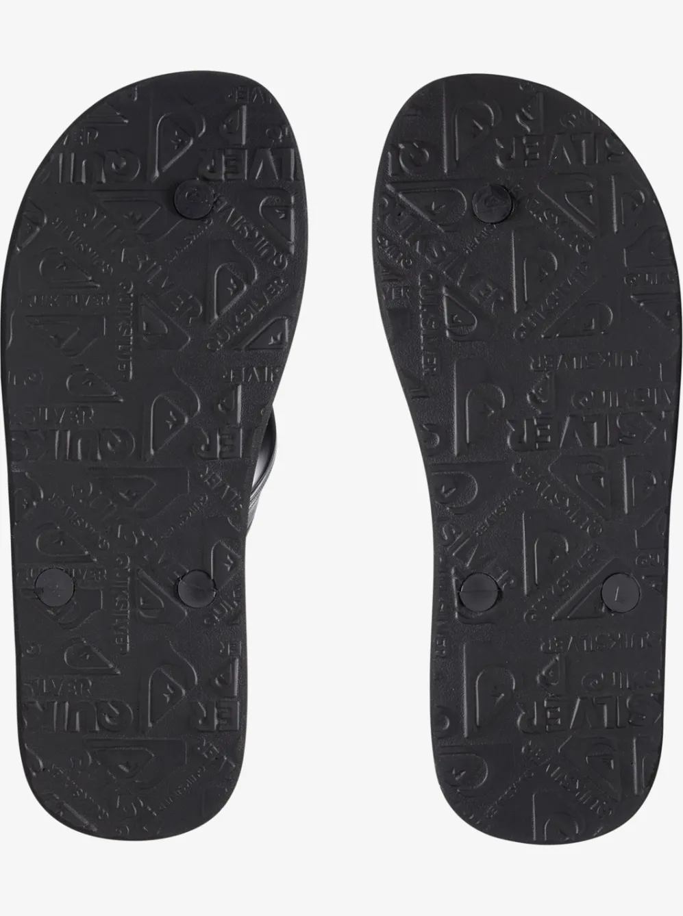 Quiksilver Sandals|Haleiwa Flip-Flops Solid Black
