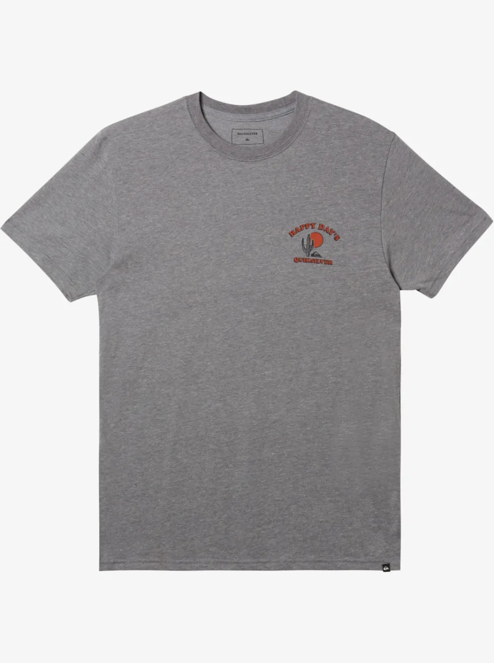 Quiksilver Tees|Happy Days Mod T-Shirt Medium Grey Heather