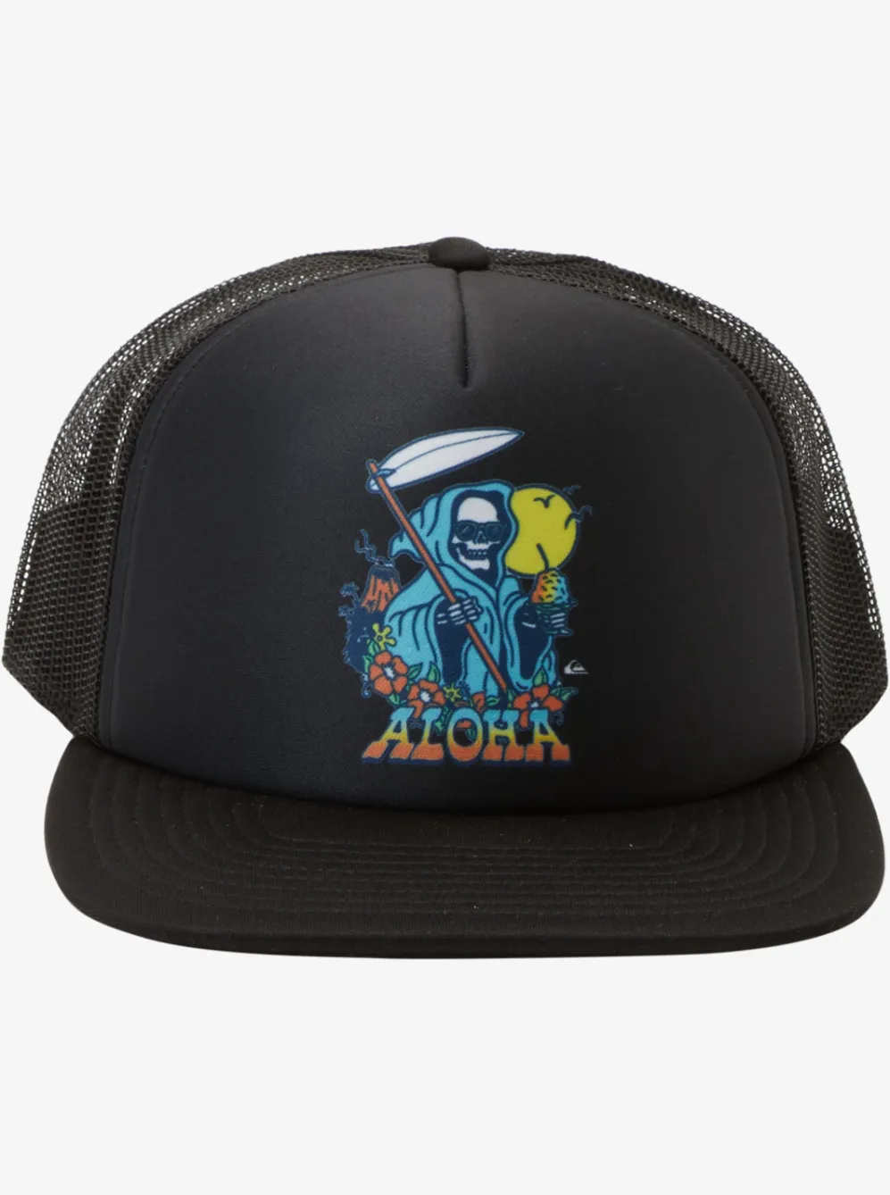 Quiksilver Hats|Hawaii Ice Cold Trucker Hat Black