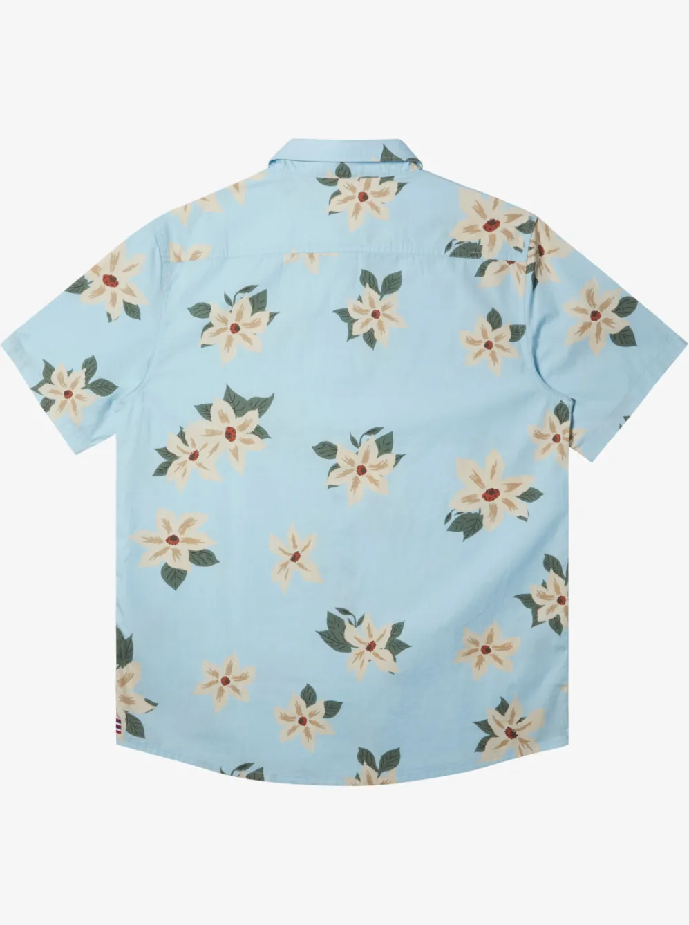 Quiksilver Shirts & Polos|Hawaii Lei Day Woven Hawaiian Shirt Sky Blue