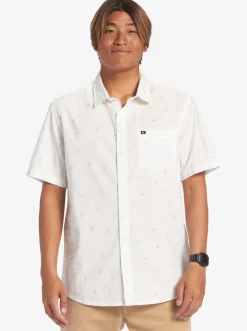 Quiksilver Shirts & Polos|Heat Wave Short Sleeve Woven Shirt Midnight Navy Heat Waves