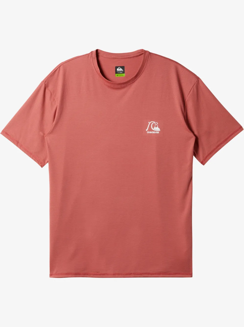 Quiksilver Rashguards|Heritage Heather Short Sleeve Upf 50 Surf T-Shirt Mineral Red
