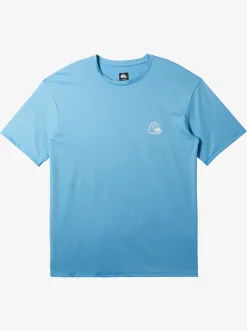 Quiksilver Rashguards|Heritage Heather Short Sleeve Upf 50 Surf T-Shirt Azure Blue
