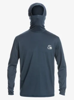 Quiksilver Rashguards|Heritage Upf 50 Long Sleeve Surf Tee Midnight Navy Heather