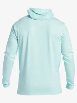 Quiksilver Rashguards|Heritage Upf 50 Long Sleeve Surf Tee Sky Blue Heather