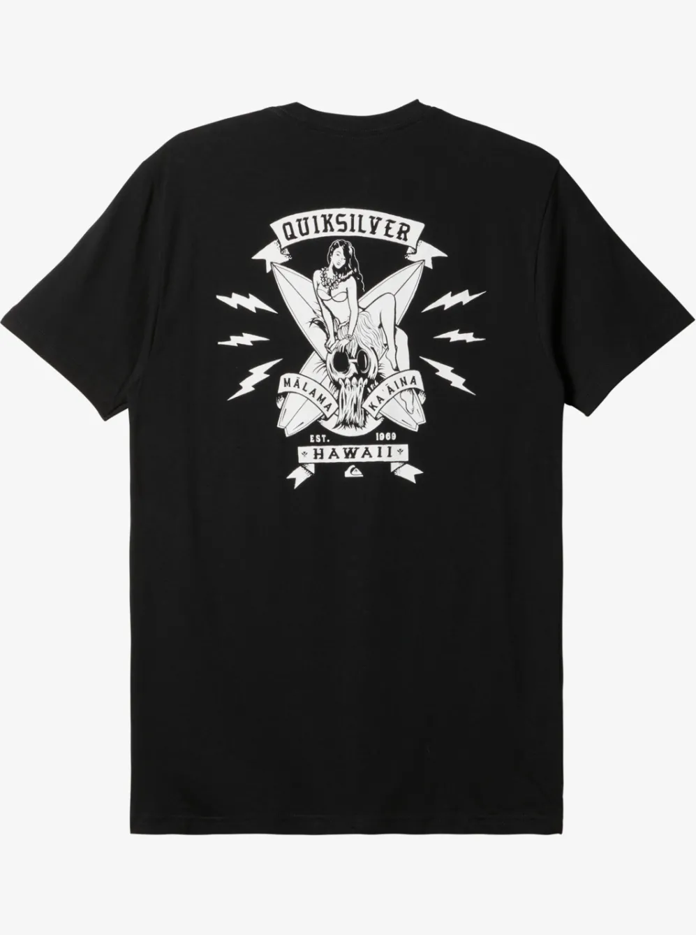 Quiksilver Tees|Hi Flirting With Danger T-Shirt Black