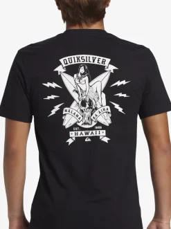 Quiksilver Tees|Hi Flirting With Danger T-Shirt Black