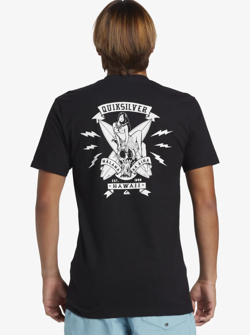 Quiksilver Tees|Hi Flirting With Danger T-Shirt Black
