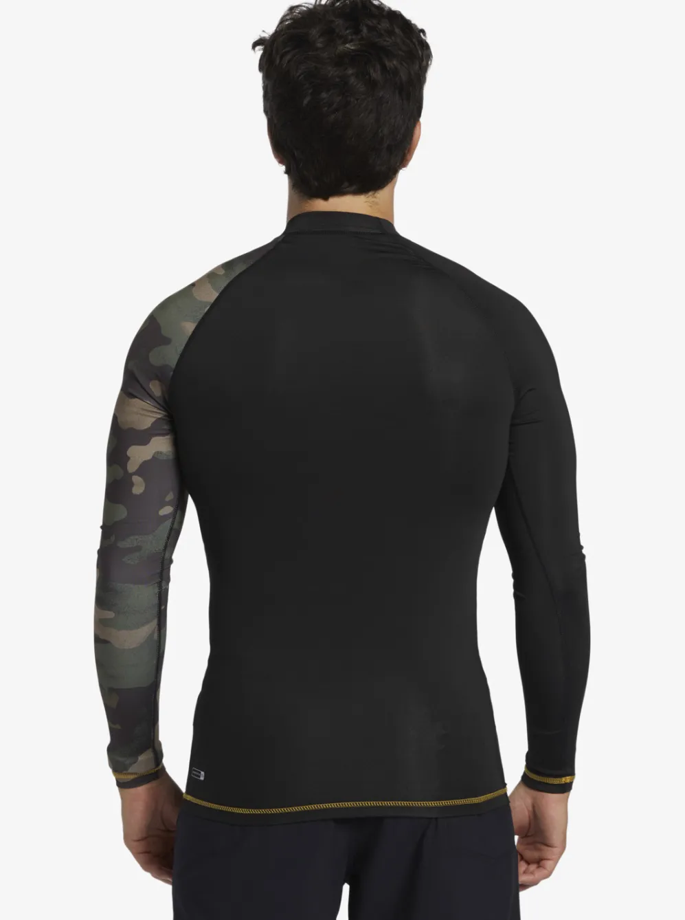 Quiksilver Rashguards|Hi Island Rush Long Sleeve Upf 50 Rashguard Black