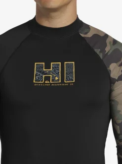 Quiksilver Rashguards|Hi Island Rush Long Sleeve Upf 50 Rashguard Black