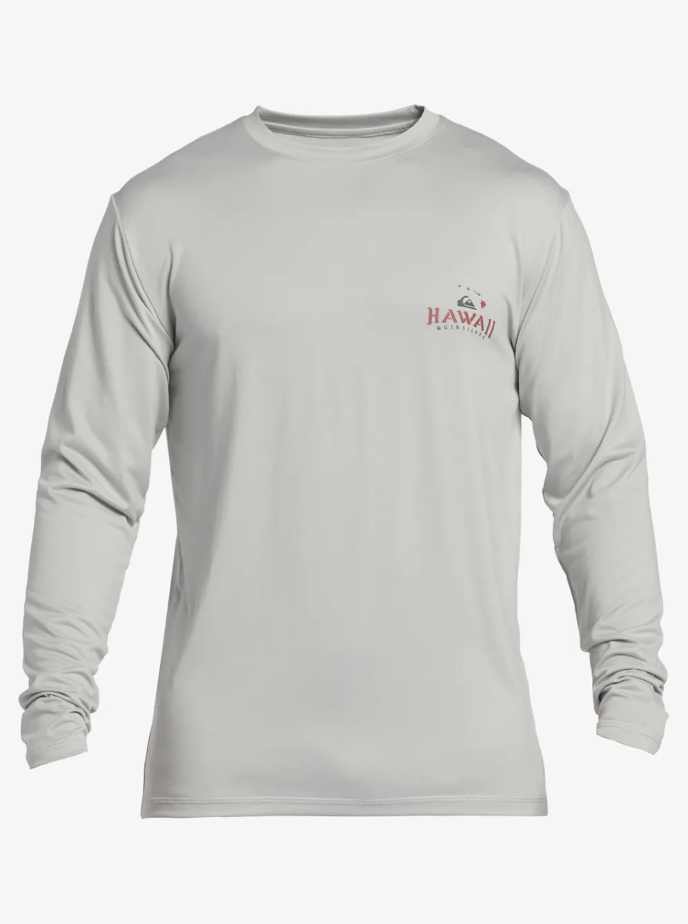 Quiksilver Rashguards|Hi Royalty Surf Long Sleeve Upf 50 Surf T-Shirt Grey Violet