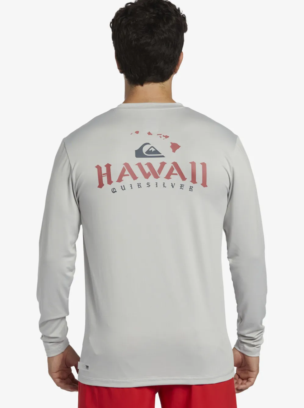 Quiksilver Rashguards|Hi Royalty Surf Long Sleeve Upf 50 Surf T-Shirt Grey Violet