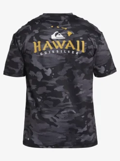 Quiksilver Rashguards|Hi Royalty Surf Short Sleeve Upf 50 Surf T-Shirt Hi Camo Black