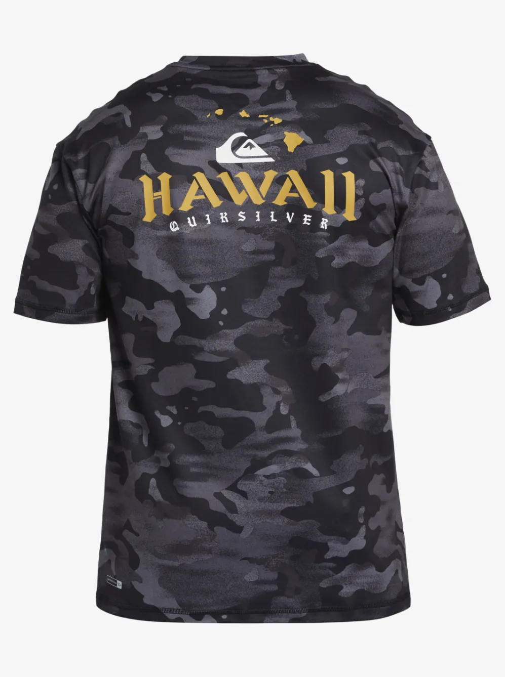 Quiksilver Rashguards|Hi Royalty Surf Short Sleeve Upf 50 Surf T-Shirt Hi Camo Black