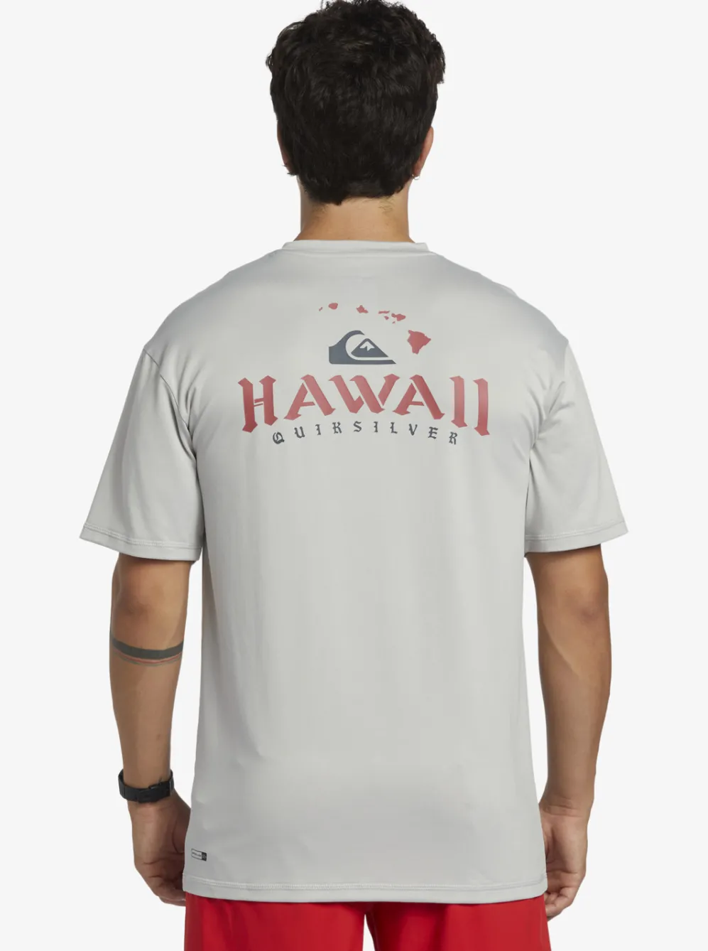 Quiksilver Rashguards|Hi Royalty Surf Short Sleeve Upf 50 Surf T-Shirt Grey Violet