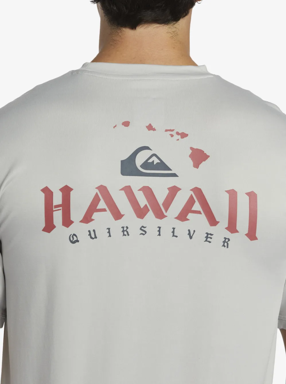 Quiksilver Rashguards|Hi Royalty Surf Short Sleeve Upf 50 Surf T-Shirt Grey Violet