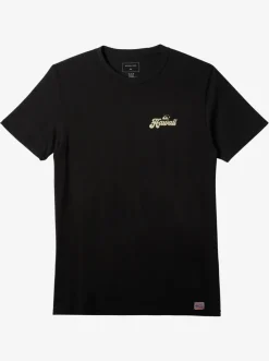 Quiksilver Tees|Hi Water On The Brain T-Shirt Black