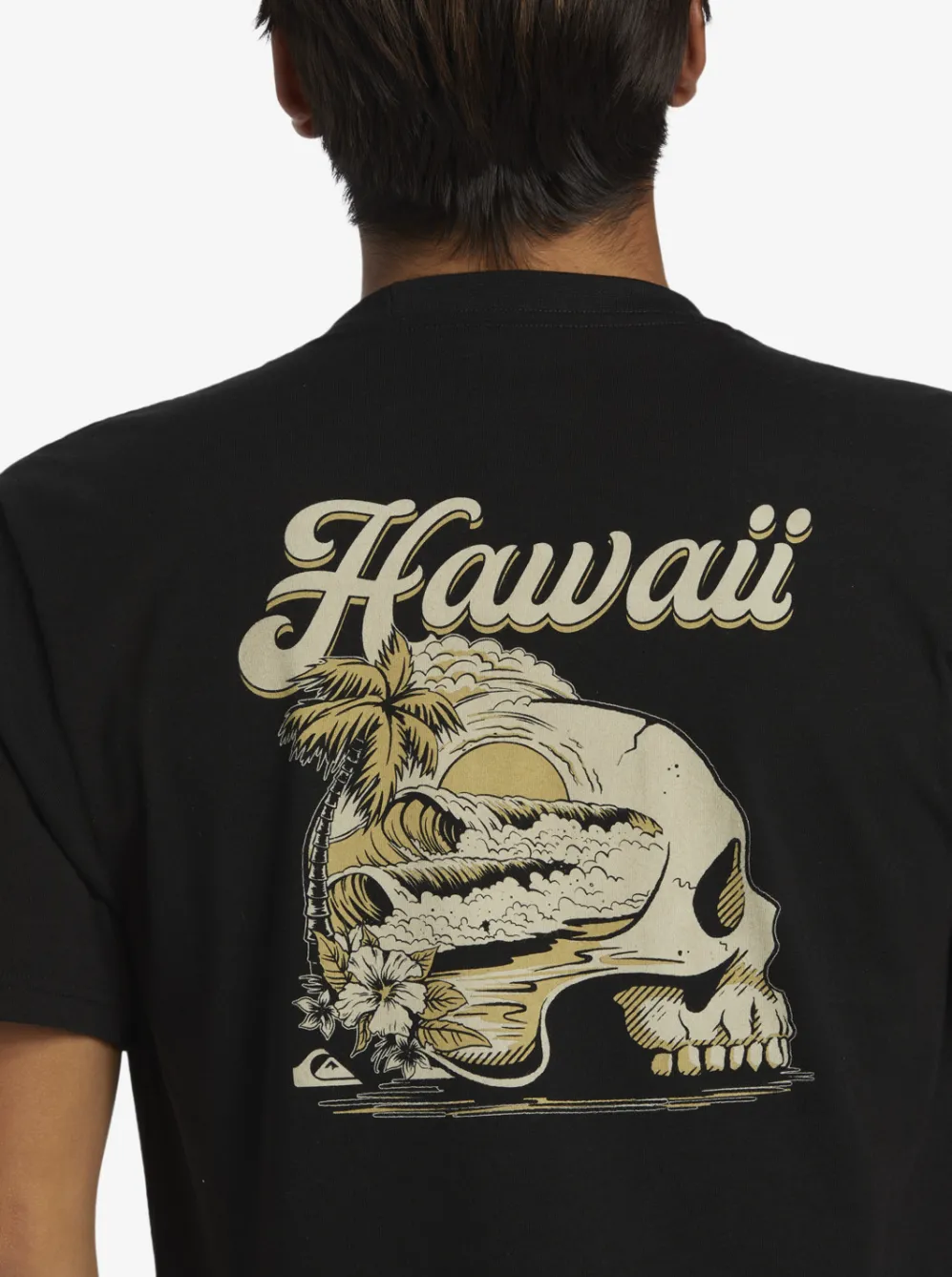 Quiksilver Tees|Hi Water On The Brain T-Shirt Black
