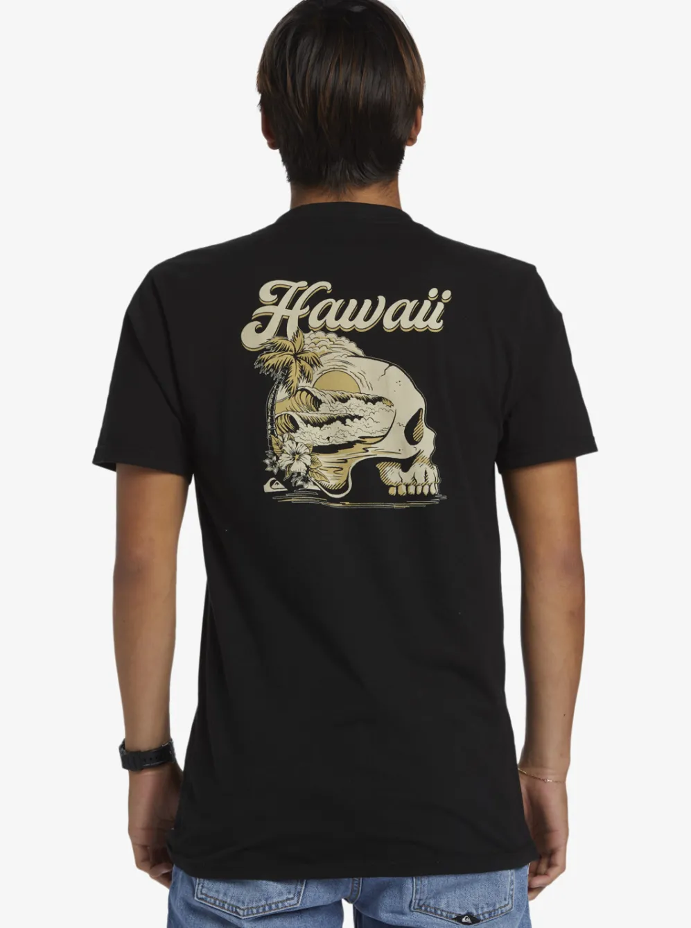 Quiksilver Tees|Hi Water On The Brain T-Shirt Black