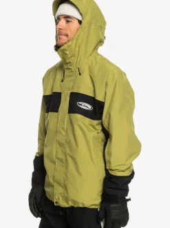 Quiksilver Snow Jackets|High Altitude Gore-Tex® Technical Snow Jacket Green Olive