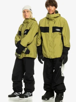 Quiksilver Snow Jackets|High Altitude Gore-Tex® Technical Snow Jacket Green Olive