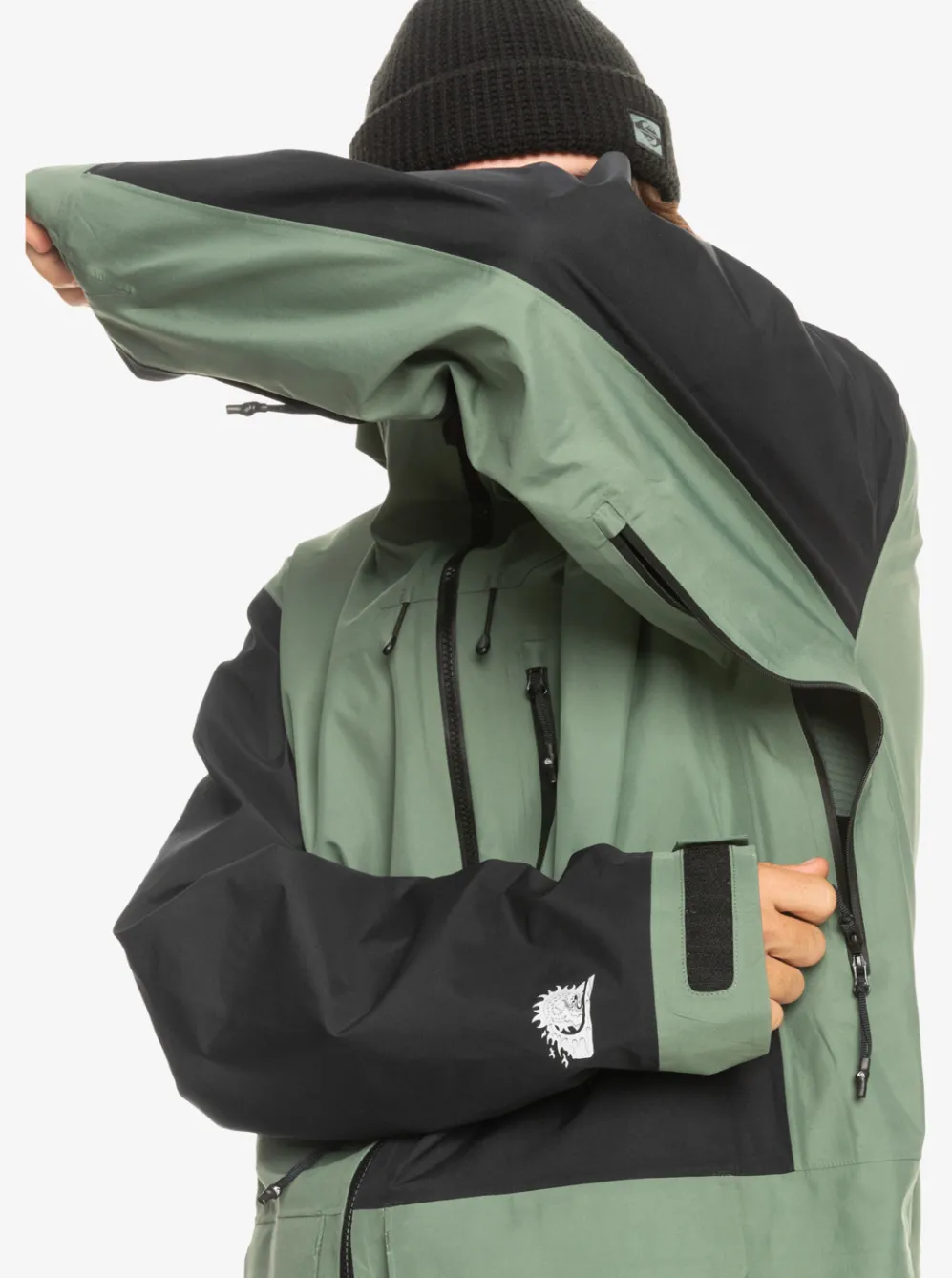 Quiksilver Snow Jackets|Highline Pro Sammy Carlson 3L Gore-Tex® Technical Snow Jacket Laurel Wreath