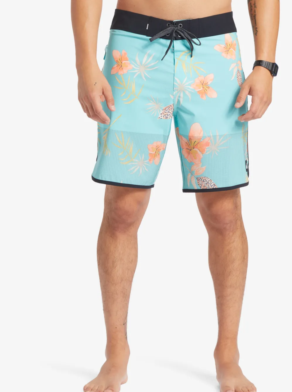 Quiksilver Boardshorts|Highline Scallop 19" Boardshorts Blue Radiance