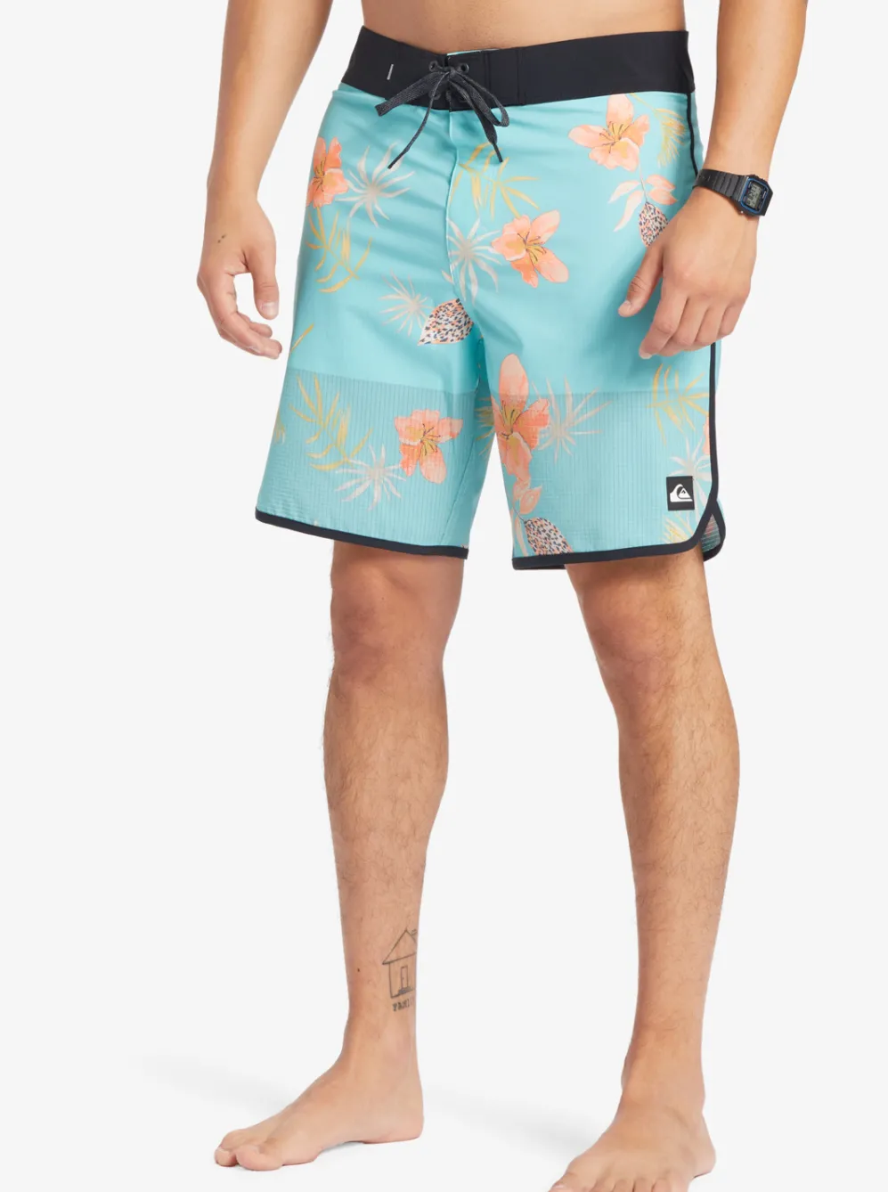 Quiksilver Boardshorts|Highline Scallop 19" Boardshorts Blue Radiance