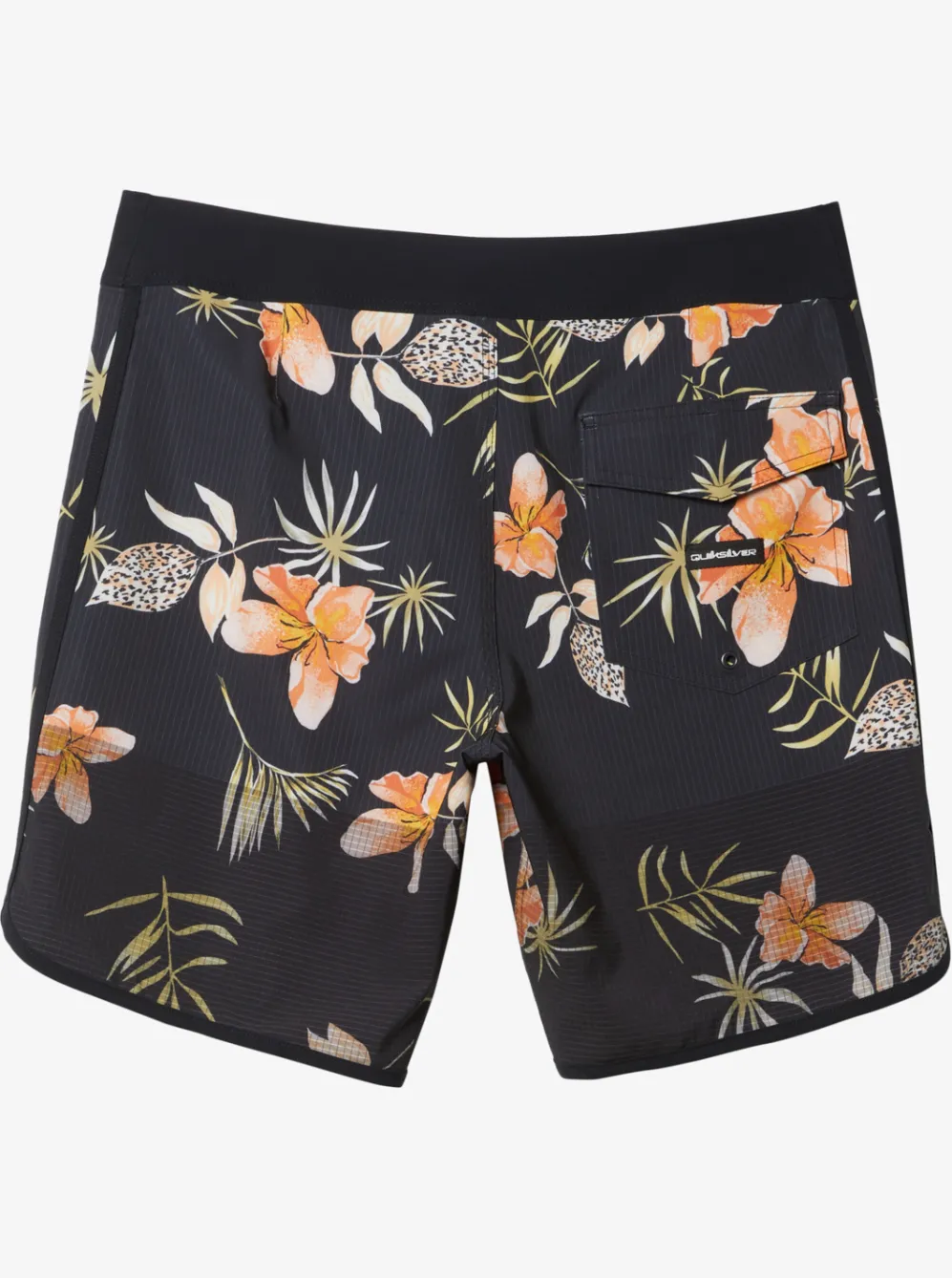 Quiksilver Boardshorts|Highline Scallop 19" Boardshorts Black Tropical Floral Ss