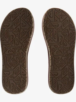 Quiksilver Sandals|Island Oasis Squish Sandals Black 1