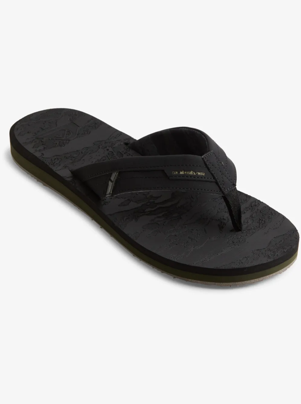 Quiksilver Sandals|Island Oasis Squish Sandals Black 2