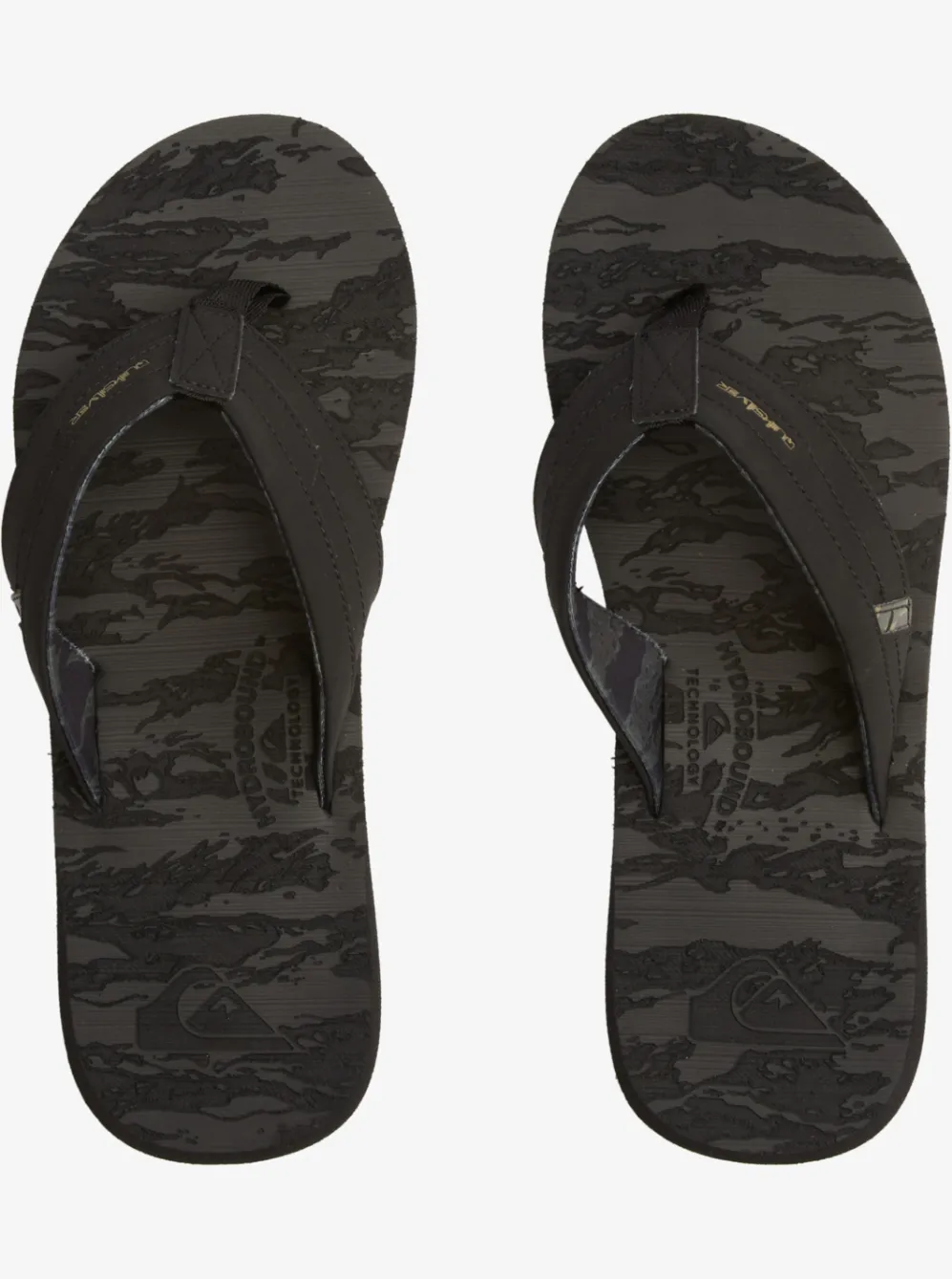 Quiksilver Sandals|Island Oasis Squish Sandals Black 2