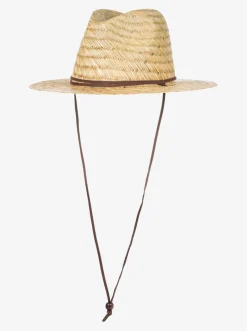 Quiksilver Hats|Jettyside Straw Lifeguard Hat Natural