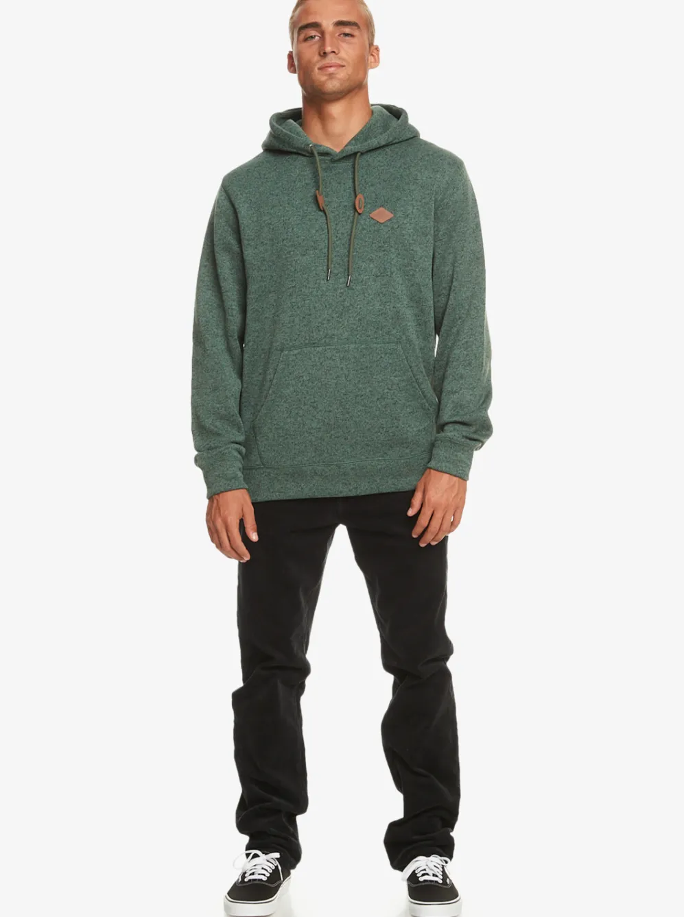 Quiksilver Sweatshirts & Hoodies|Keller Fleece Top Laurel Wreath Heather