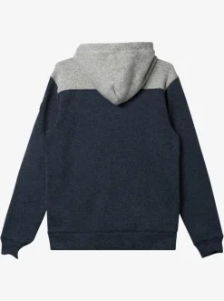 Quiksilver Sweatshirts & Hoodies|Keller Zip-Up Hoodie Navy Blazer Heather